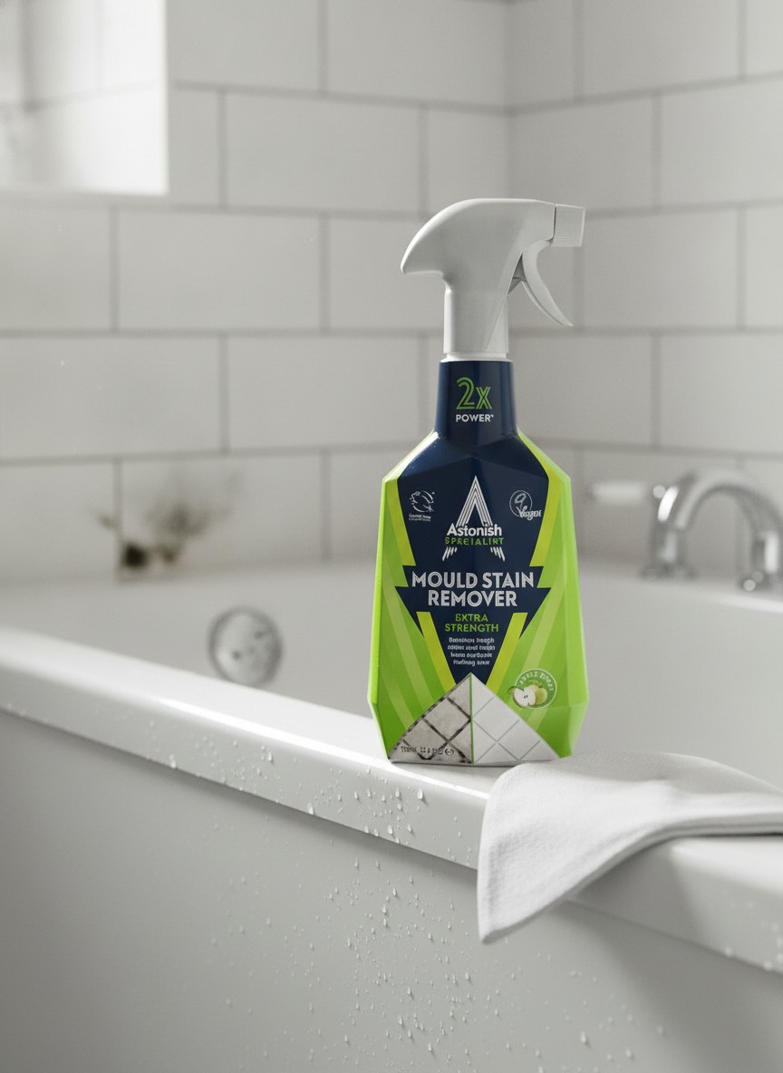 ASTONISH Spray anti-moisissures avec javel Ultimate Clean , Eliminé 100% des moisissures 750ml - Marjane Mall - Image 3