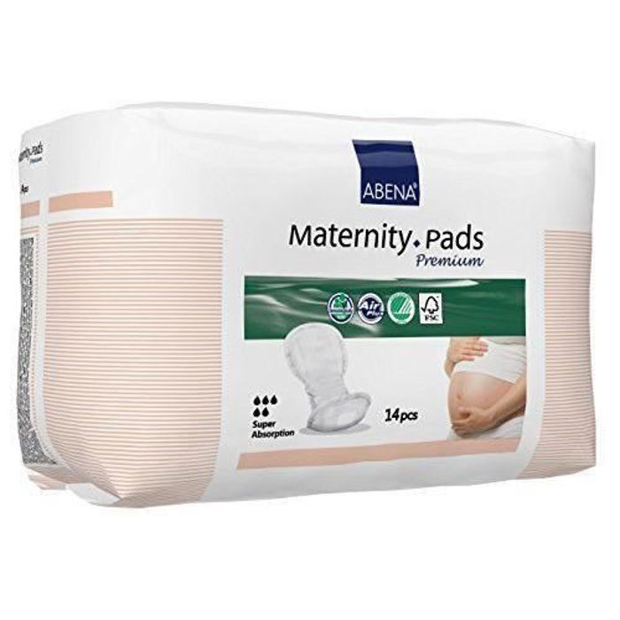 Serviettes Hygiéniques - Abena - Premium Maternity Pads - 14 pièces - Absorbantes - Écologiques