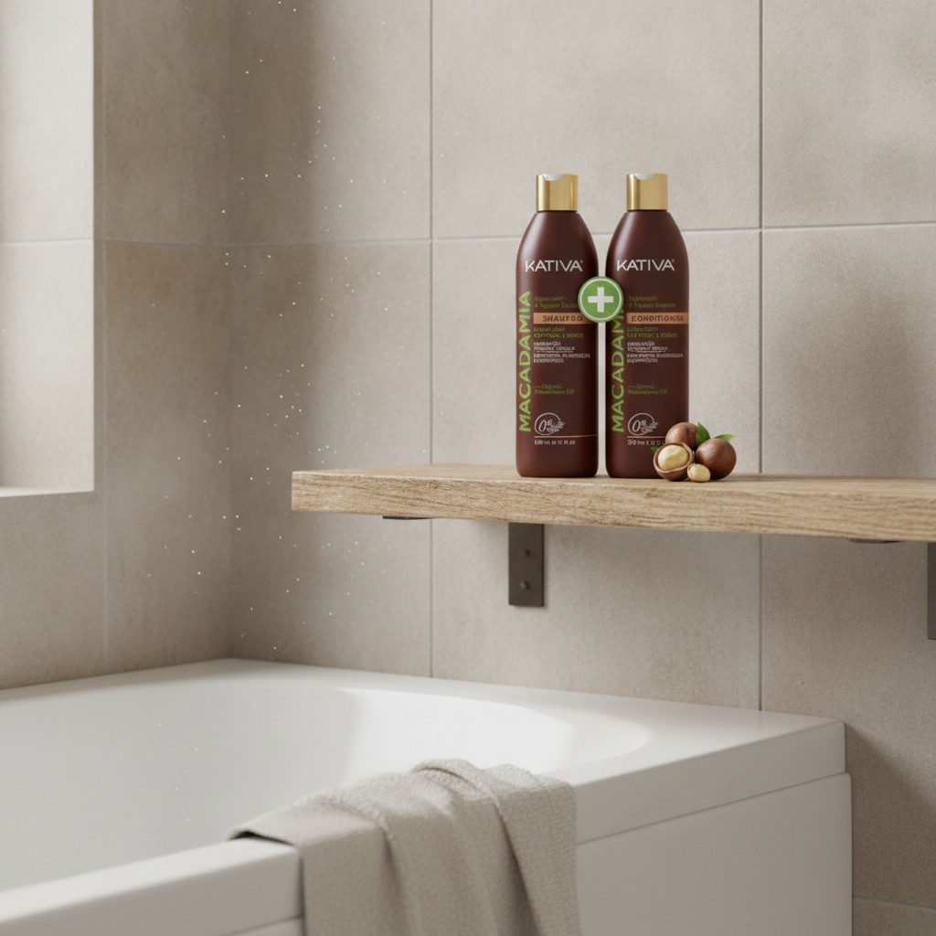 Kativa Professional shampoo macadamia 355 ml + Conditionner macadamia 355ml de Kativa - Marjane Mall - Image 2