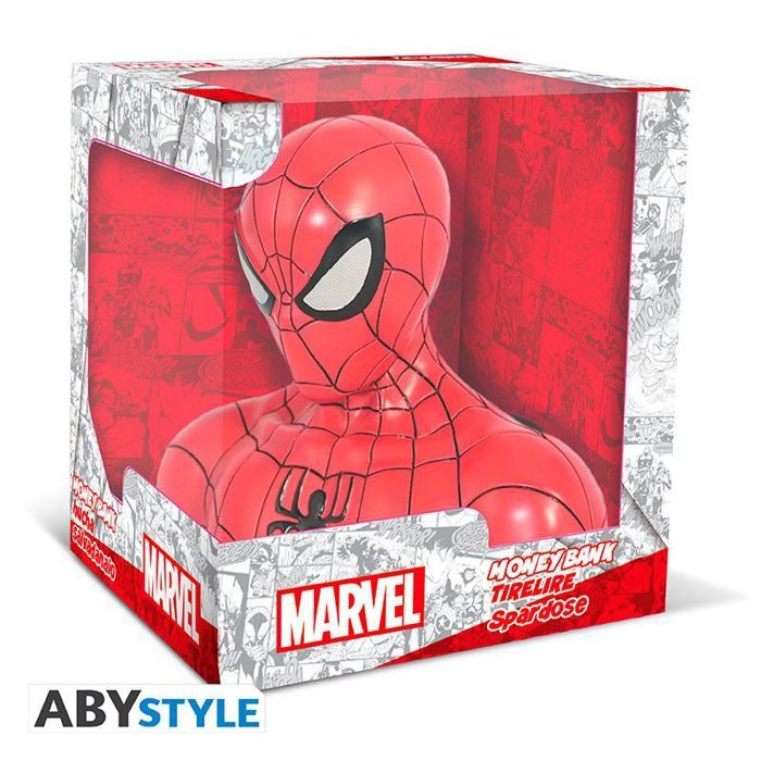 Tirelire - ABYSTYLE - Spider-Man - Vinyle PVC - Hauteur 16 cm - Enfant Mixte