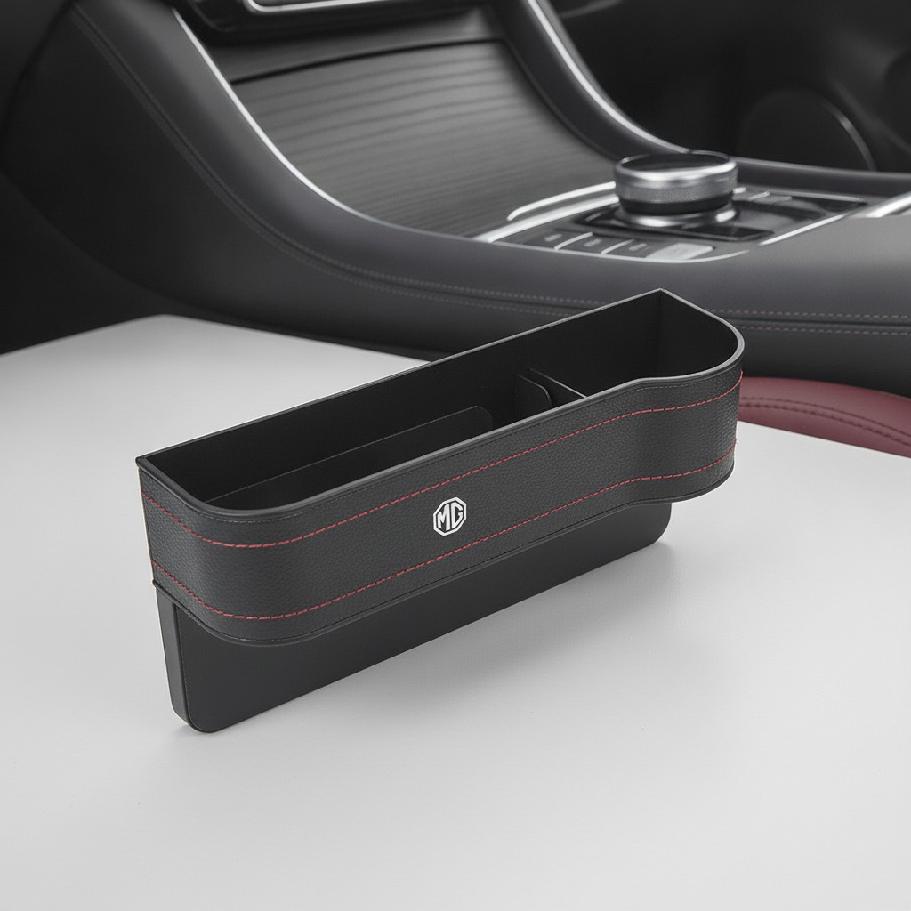 Boîte de rangement pour siège de voiture avec porte gobelet à intervalle(couleur et design aléatoire) - Marjane Mall - Image 2