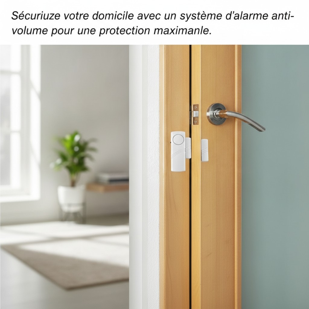 Sécurisez votre domicile avec un système d'alarme anti-volume pour une protection maximale.(couleur et design aléatoire) - Marjane Mall - Image 3