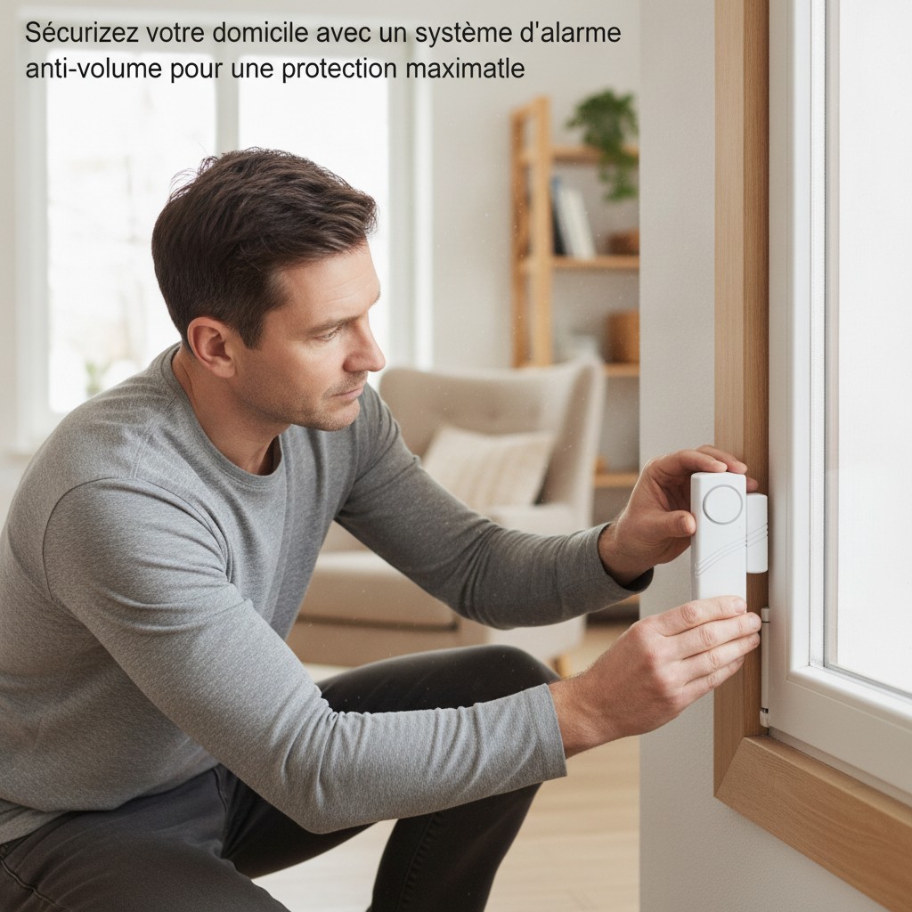 Sécurisez votre domicile avec un système d'alarme anti-volume pour une protection maximale.(couleur et design aléatoire) - Marjane Mall - Image 4