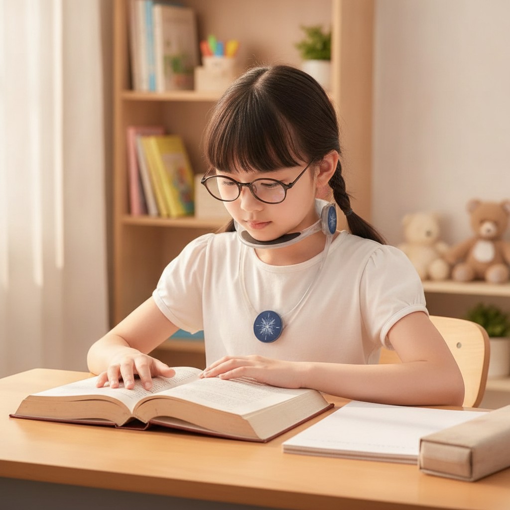 Correcteur de posture pour enfants – support de cou ajustable à 360° pendant lecture et écriture(couleur et design aléatoire) - Marjane Mall - Image 4