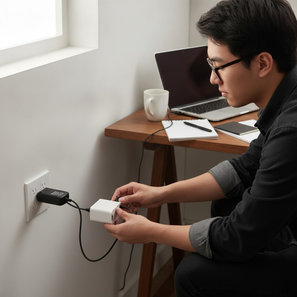 Power Up Your Devices Universal 2A 12V Adjustable AC DC Power Adapter(couleur et design aléatoire) - Marjane Mall - Image 4