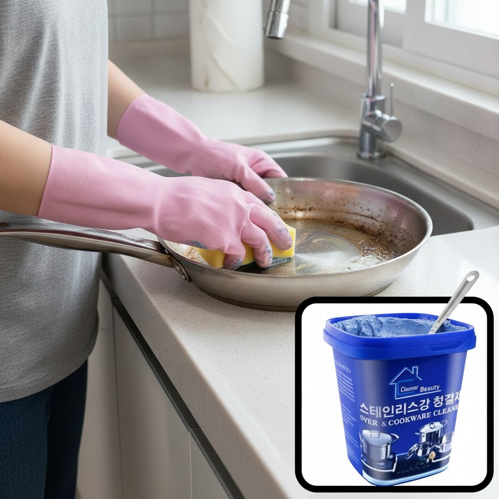 Pâte nettoyante multi-usages Cleaner Beauty pour voitures, ustensiles de cuisine et surfaces en acier(couleur et design aléatoire) - Marjane Mall - Image 4