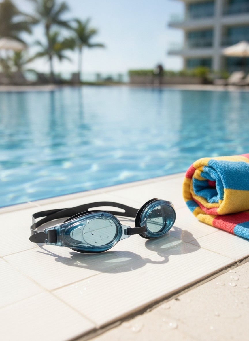 Lunettes de plongée étanches en silicone pour enfants et adultes(couleur et design aléatoire) - Marjane Mall - Image 3