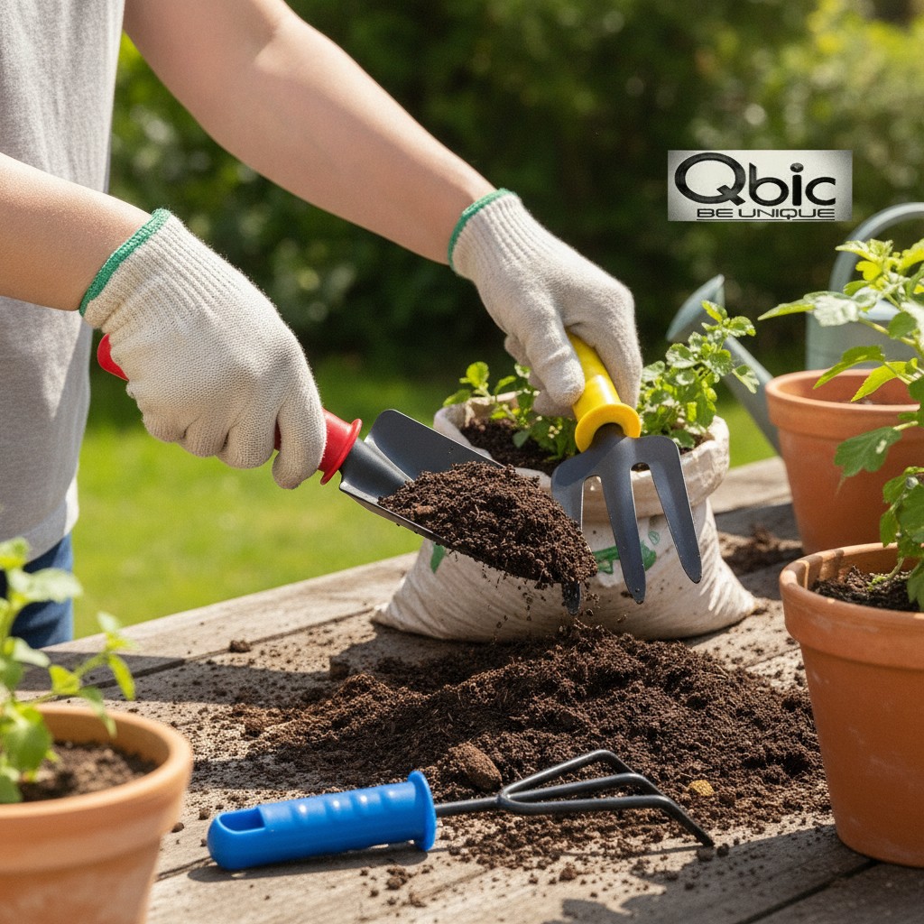 3 pcs Outils de jardinage Pelle à planter Fourchette et Ripper (couleur et design aléatoire) - Marjane Mall - Image 4
