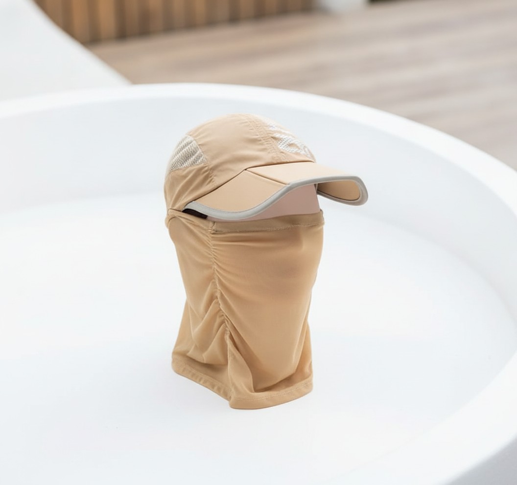 Chapeau de Soleil UV Protection,Style et Sécurité pour Hommes et Femmes(couleur et design aléatoire) - Marjane Mall - Image 2