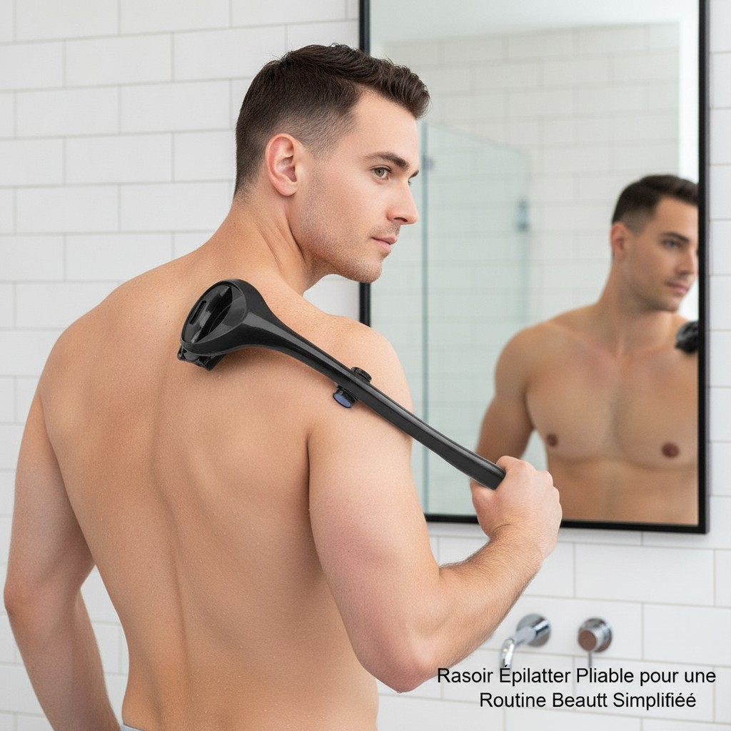 Rasoir Épilateur Pliable pour une Routine Beauté Simplifiée(couleur et design aléatoire) - Marjane Mall - Image 4