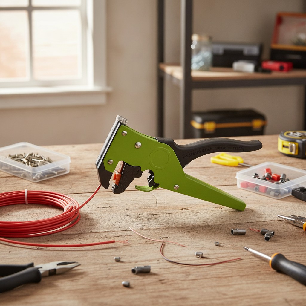 Pince Professionnelle pour Dénuder Automatique 2 en 1,coupe-câble, sertissage de fil,175mm(couleur et design aléatoire) - Marjane Mall - Image 3