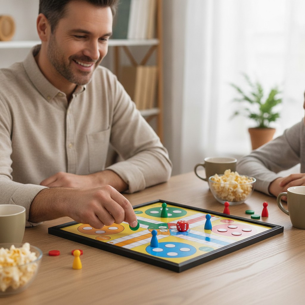 Jeu de Ludo magnétique 33x33 cm – Idéal pour des instants ludiques en famille.(couleur et design aléatoire) - Marjane Mall - Image 4
