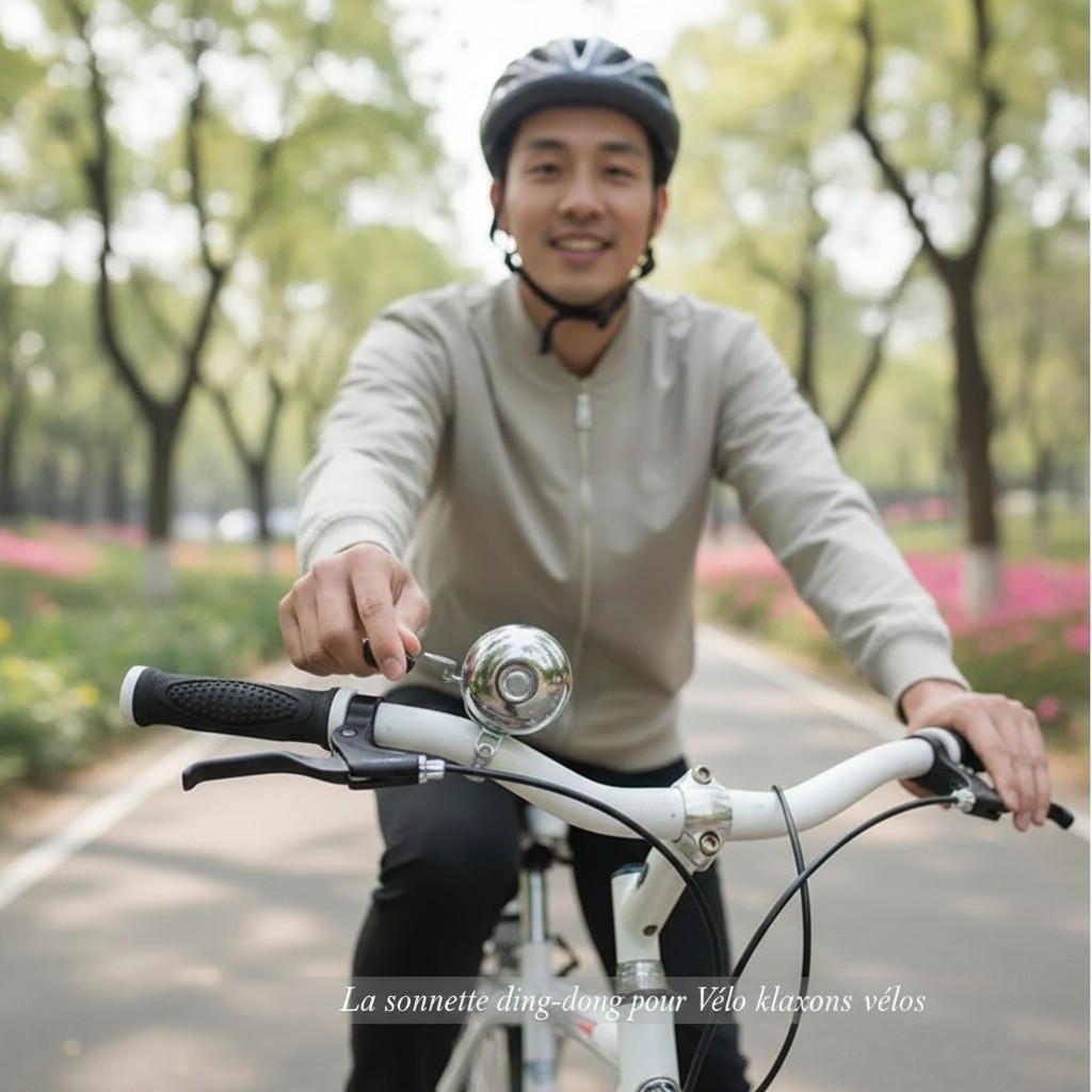 La sonnette ding-dong pour Vélo klaxons vélos(couleur et design aléatoire) - Marjane Mall - Image 4