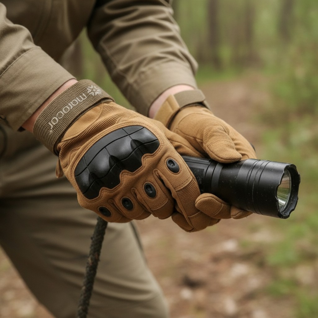 Gants Tactiques Renforcés : La Protection Ultime pour les Professionnels(couleur et design aléatoire) - Marjane Mall - Image 4