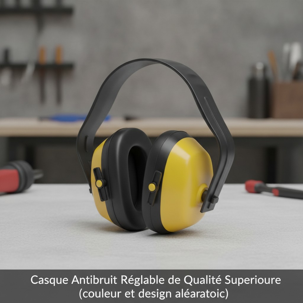 Casque Antibruit Réglable de Qualité Supérieure(couleur et design aléatoire) - Marjane Mall - Image 2