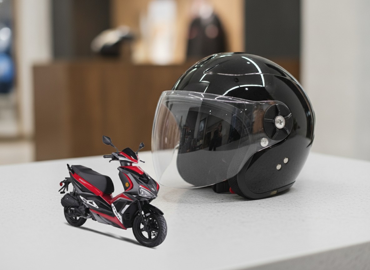 Confort et Protection Casque de Moto Léger pour une Conduite Sans Souci(couleur et design aléatoire) - Marjane Mall - Image 2