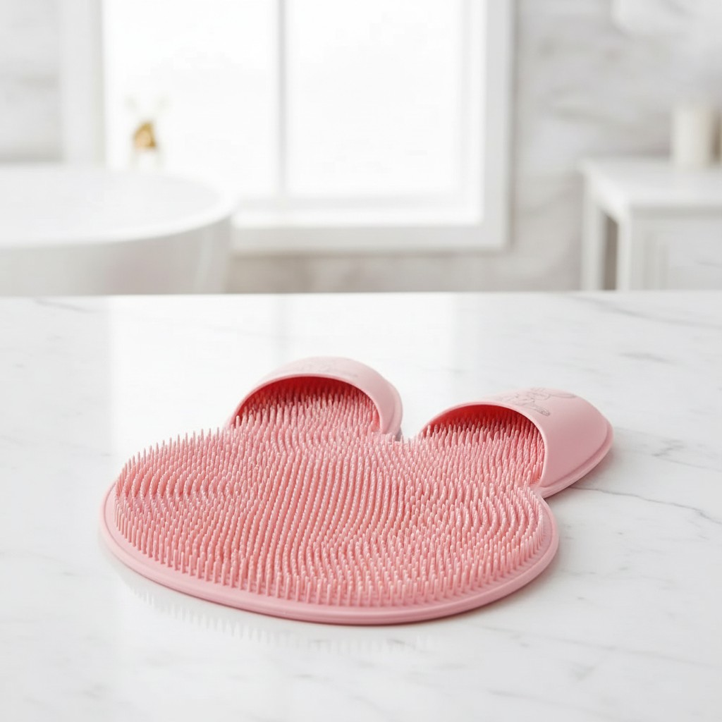 Tapis de Bain en Silicone Antidérapant en forme de lapin pour salle de bain(couleur et design aléatoire) - Marjane Mall - Image 2