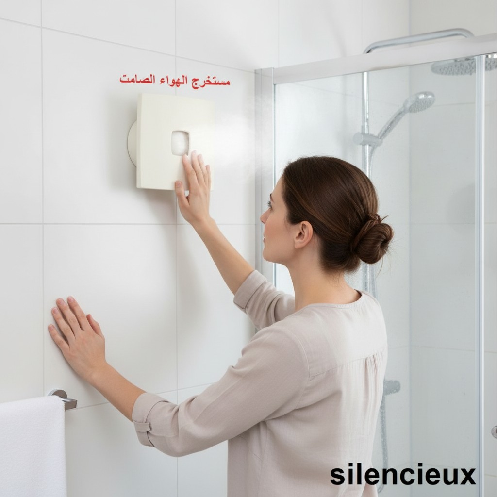 Extracteur d'Air Silencieux pour Salle de Bain(couleur et design aléatoire) - Marjane Mall - Image 4