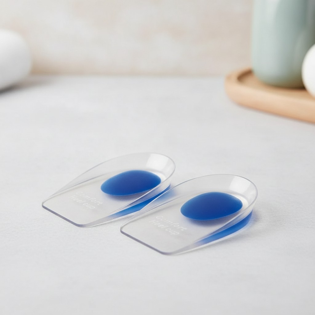 Semelles en gel silicone pour apaiser les douleurs plantaires(couleur et design aléatoire) - Marjane Mall - Image 2