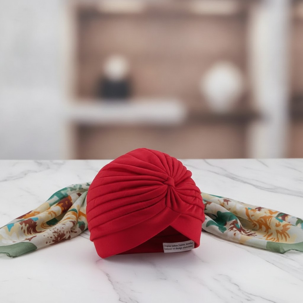 Chapeau turban femme, bandeau femme(couleur et design aléatoire) - Marjane Mall - Image 2