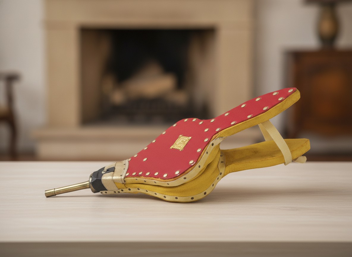 Soufflet de cheminée manuel – Accessoire traditionnel pour allumage et entretien du feu(couleur et design aléatoire) - Marjane Mall - Image 2