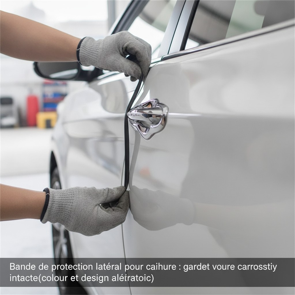 Bande de protection latérale pour voiture : gardez votre carrosserie intacte(couleur et design aléatoire) - Marjane Mall - Image 4