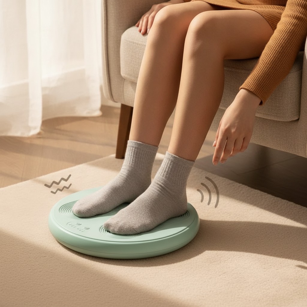 Appareil de massage des pieds EMS : stimulateur circulatoire électrique(couleur et design aléatoire) - Marjane Mall - Image 4
