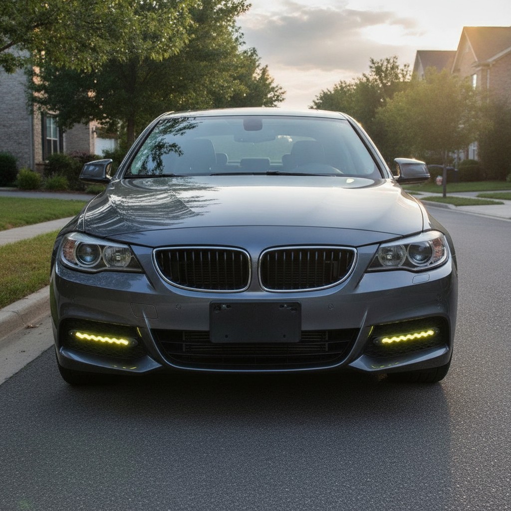 Bandes lumineuses LED diurnes pour voiture : éclairage DRL haute visibilité (couleur et design aléatoire) - Marjane Mall - Image 3