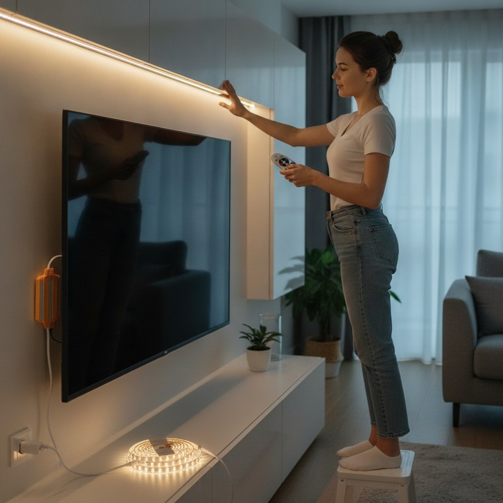 Contrôleur RVB pour ruban LED – Kit complet avec télécommande infrarouge(couleur et design aléatoire) - Marjane Mall - Image 4