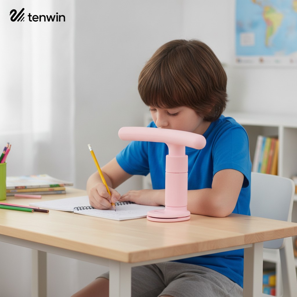 Correcteur de posture pour enfants : l'outil indispensable pour une écriture ergonomique (couleur et design aléatoire) - Marjane Mall - Image 4