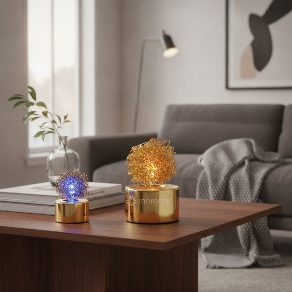 Lampe décorative à LED : éclairage d'ambiance design et moderne(couleur et design aléatoire) - Marjane Mall - Image 3