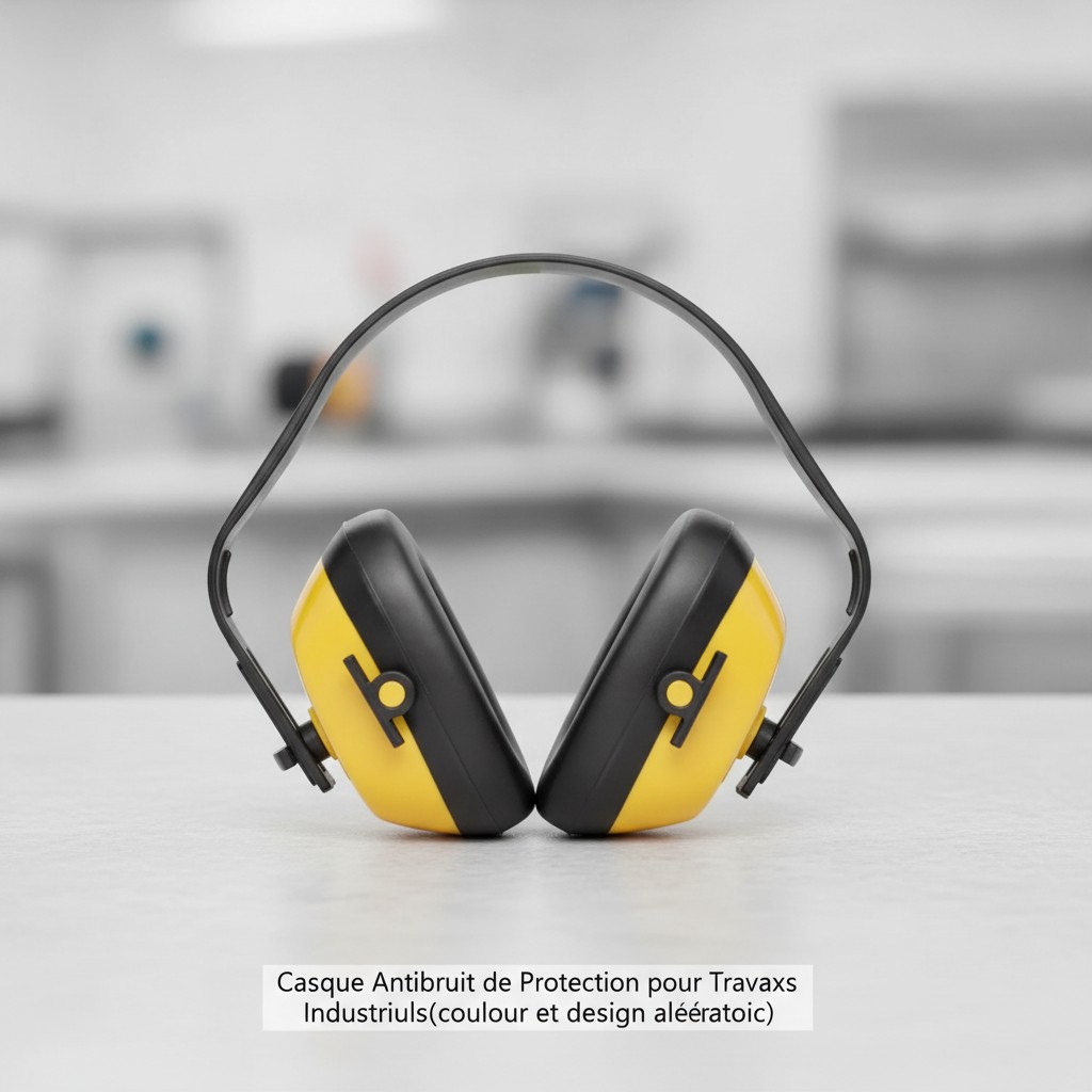 Casque Antibruit de Protection pour Travaux Industriels(couleur et design aléatoire) - Marjane Mall - Image 2