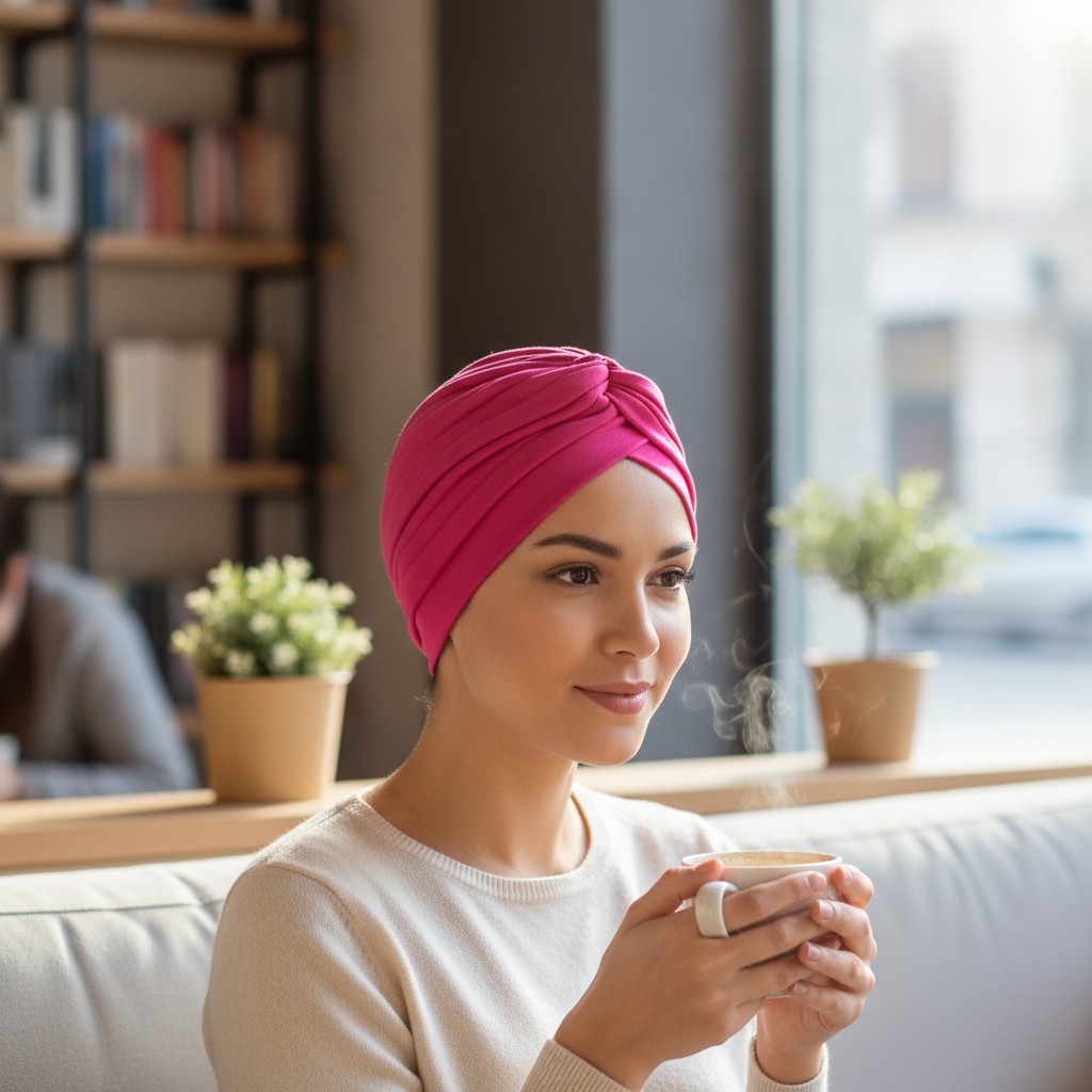 Turban élégant et confortable pour femme(couleur et design aléatoire) - Marjane Mall - Image 3