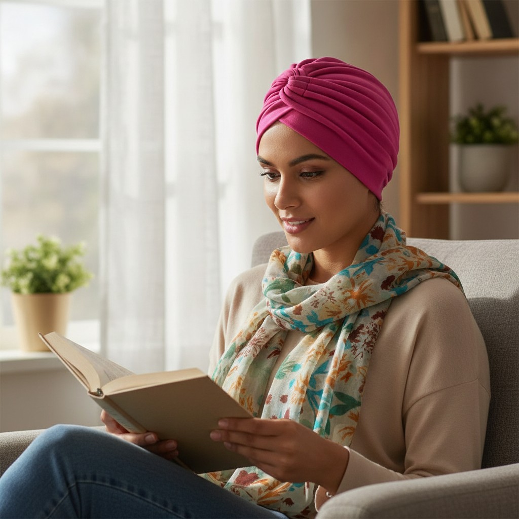 Turban élégant et confortable pour femme(couleur et design aléatoire) - Marjane Mall - Image 4