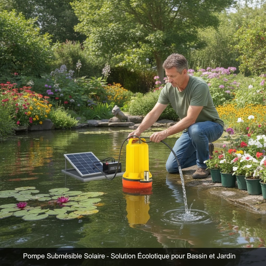 Pompe Submersible Solaire - Solution Écologique pour Bassin et Jardin(couleur et design aléatoire) - Marjane Mall - Image 4