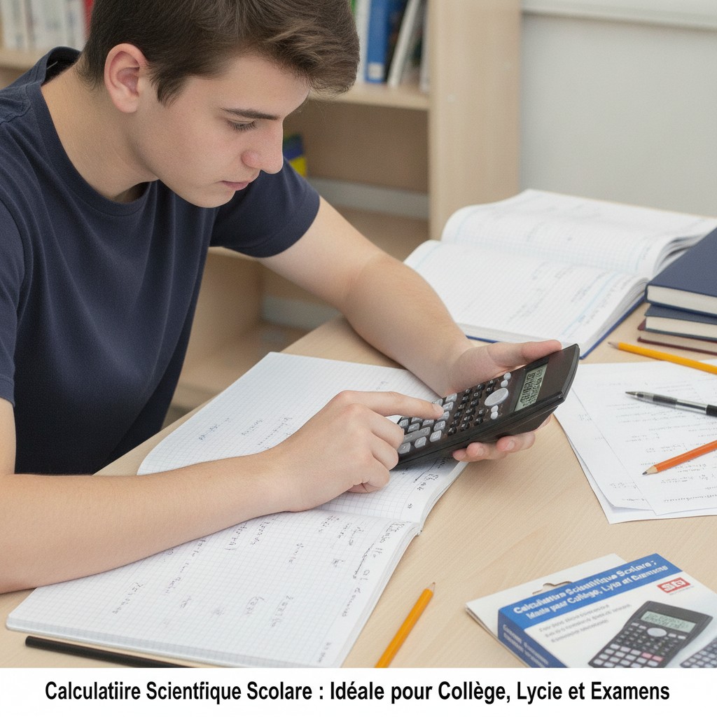 Calculatrice Scientifique Scolaire : Idéale pour Collège, Lycée et Examens(couleur et design aléatoire) - Marjane Mall - Image 4