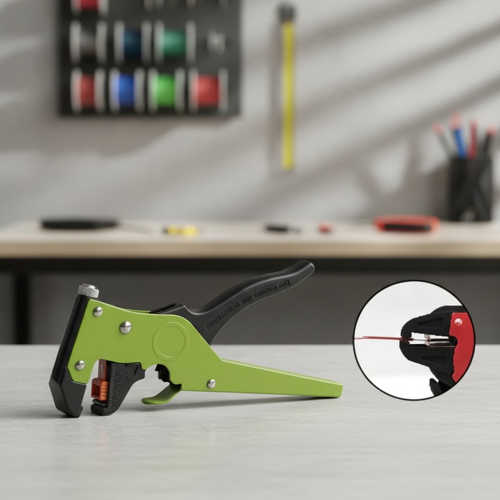 Pince à Dénuder Automatique : Outil Professionnel pour Câbles Électriques(couleur et design aléatoire) - Marjane Mall - Image 2