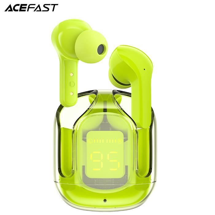 ACEFAST–Écouteur sans fil Bluetooth 5.0 TWS,Casque de Sport et de Jeu,réduction du Bruit,oreillettes avec Micro et Housse Gratuite