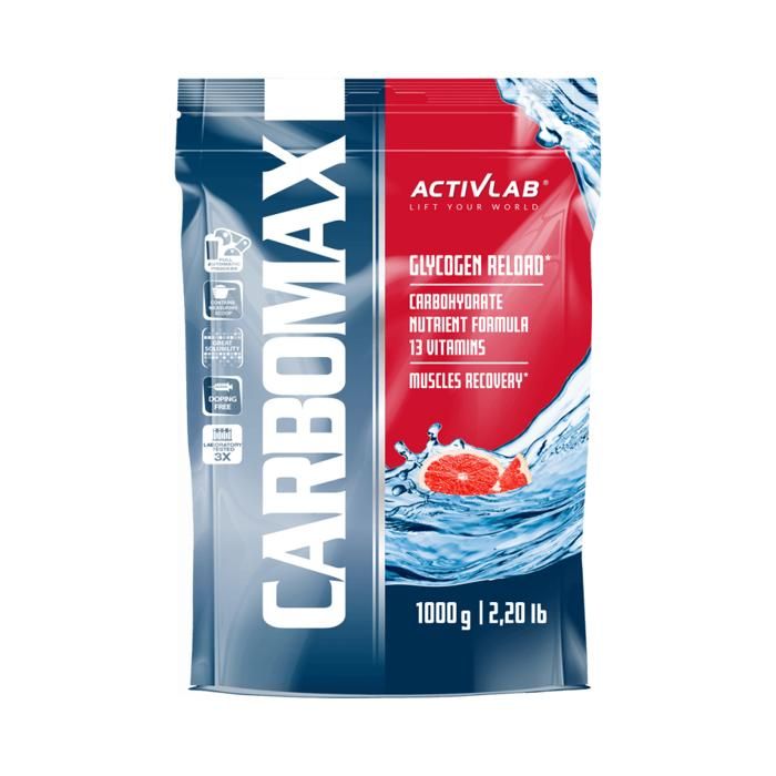 CarboMax Énergie P 1000g Pamplemousse Activlab Boisson Energetique pour le Sport