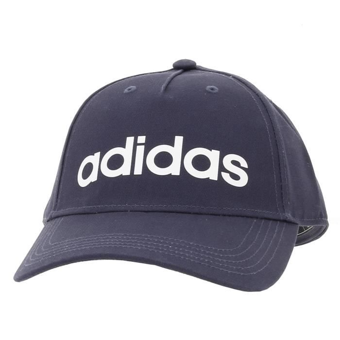 Casquette Daily cap - Adidas - OSFM Bleu - Tour de tête ajustable - Logo brodé - 100% Coton