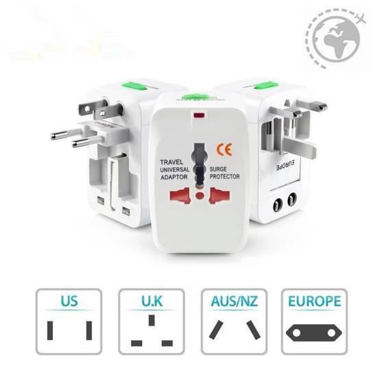Adaptateur de prise pour voyage