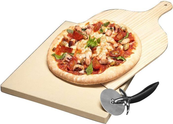 AEG - Pierre à Pizza A9OZPS1 - Rectangulaire - Marron