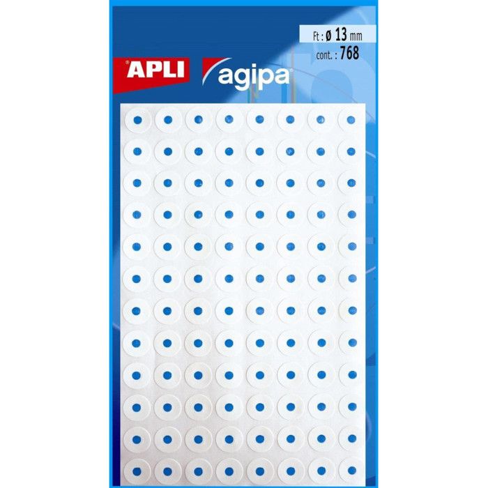 AGIPA Pochette de 768oeillets PP Diam 13 mm