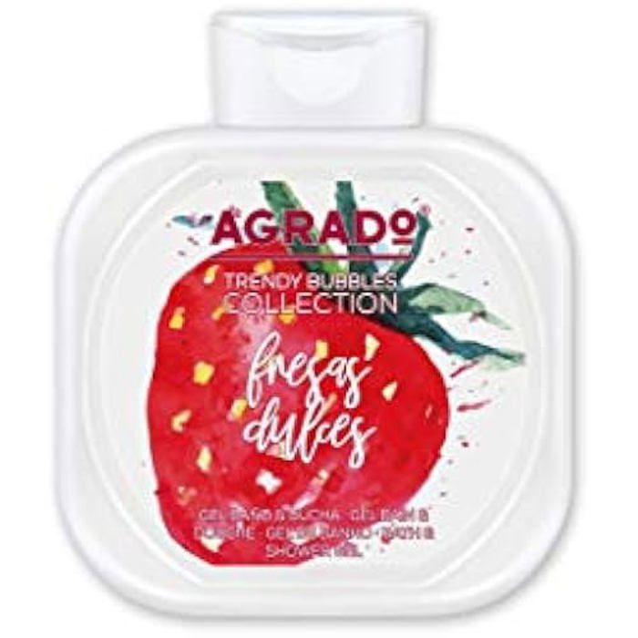Gel douche fraise - AGRADO - PH Neutre 750ml - Formule douce
