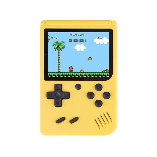 JAUNE-Nosttorn ic Mini console de jeu portable rétro pour enfants, lecteur de jeu vidéo de poche LCD, docume