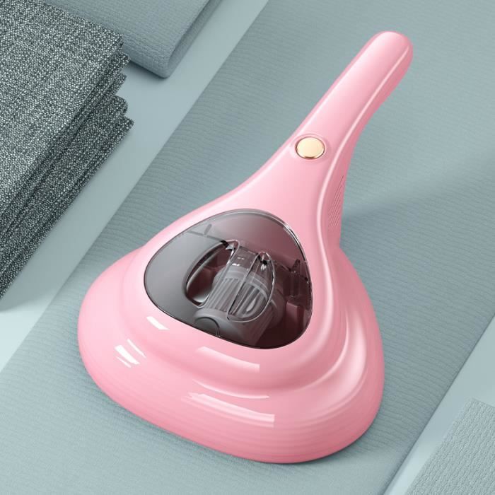 Aspirateur sans fil pour l'élimination des acariens aux ultraviolets - AIHONTAI - 10000Pa - Rose