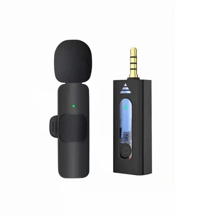 1 micro-Mini micro cravate professionnel sans fil, 3.5mm, pour appareil photo, ordinateur portable, MacPle, t