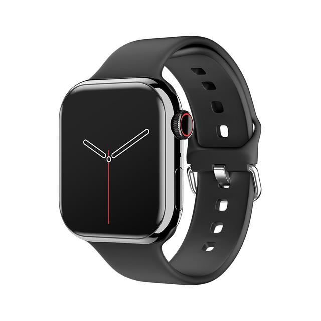 Noir-Montre connectée NDavid série 8 pour hommes et femmes, moniteur de glycémie et de fréquence cardiaque, G