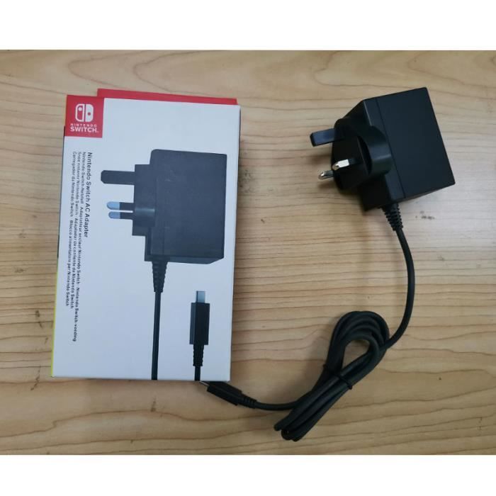 UK PLUG - DOPUNPOWER-Chargeur adaptateur secteur pour console de jeu Nintendo Switch NS, Prise murale domesti