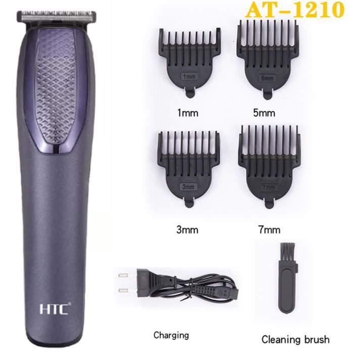 AT-1210 Tondeuse À Cheveux Électrique Sans Fil Pour Barbier, Machine Pour Couper Les Cheveux Et Raser La Barb
